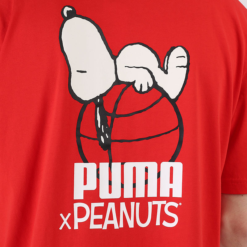 Мужская футболка PUMA x Peanuts Tee (53061611)  - цена, описание, фото 6